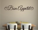 Bon Appetite Quotes Wall Decal Family Quotes Vinyl Art Stickers